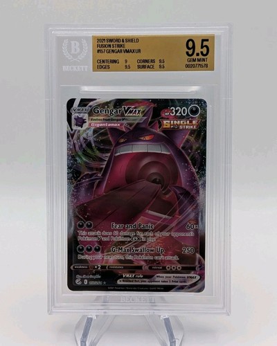 Gengar VMAX graded BGS 9.5 for sale on eBay