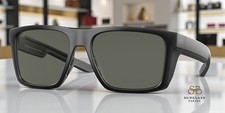 COSTA DEL MAR 6S9104 04 Lido Matte Black Gray 57 mm Men's Sunglasses