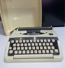 Brother Young Elite Typewriter White 1970 Tested Working Japan Ink Replace Japan thumbnail