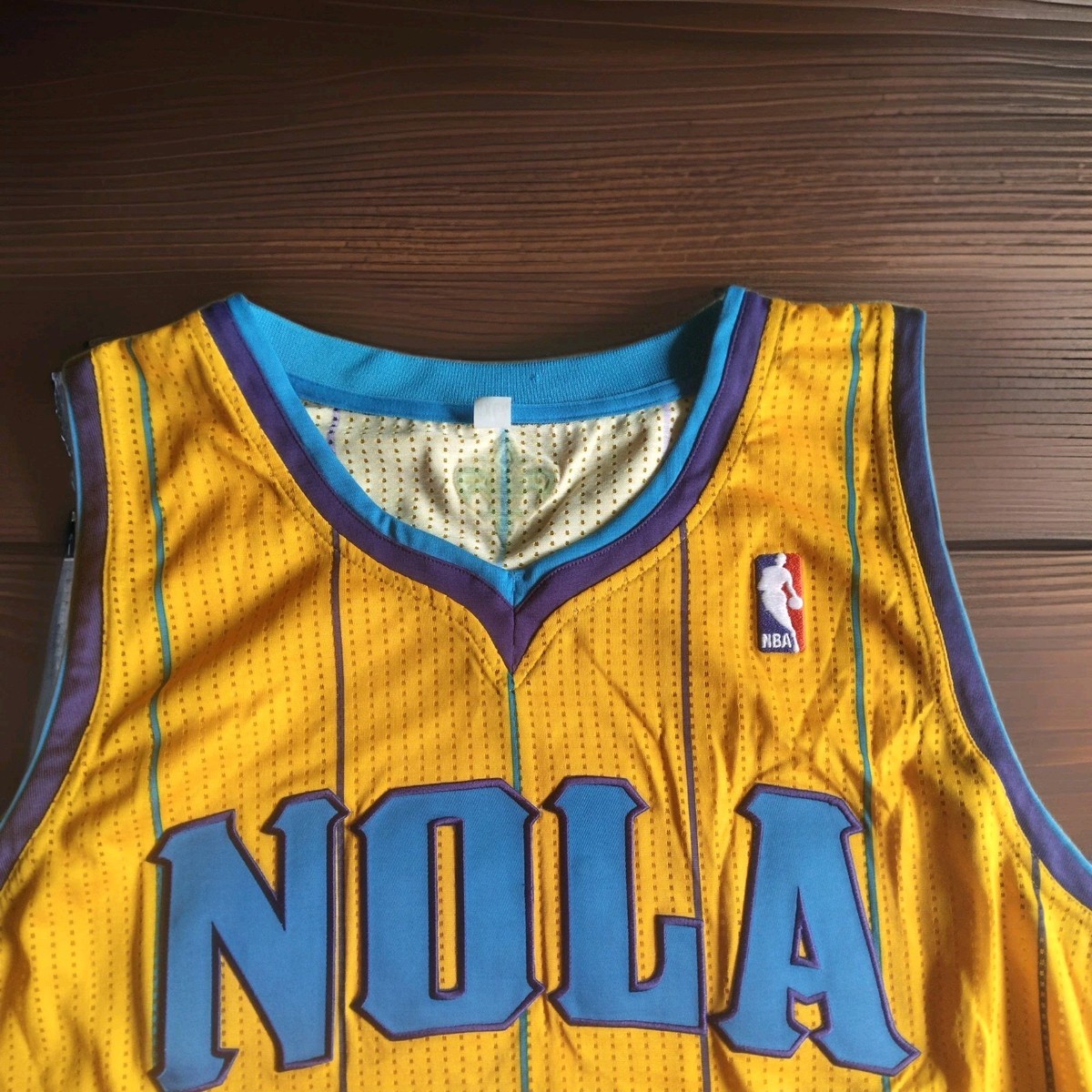 NBA Rev30 Team Issued Adidas New Orleans Hornets Gold Basketball