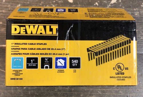 DEWALT Insulated 1 in. Cable Staples *READ*