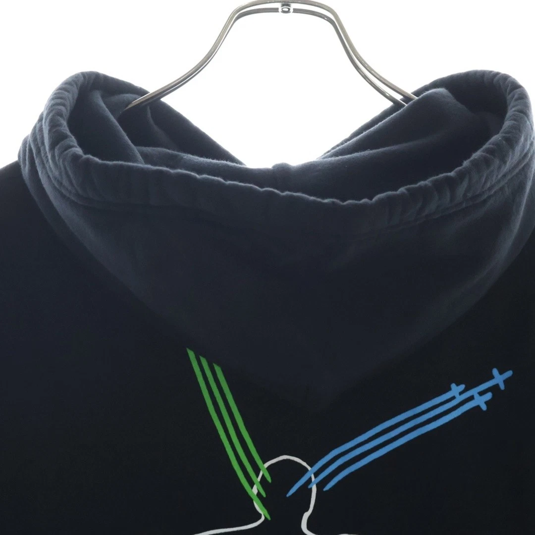 Felpa con cappuccio CHROME HEARTS MARINA ABRAMOVIC maglione stampa logo posteriore nero usata 32d2c7