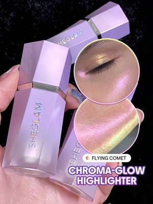 Chroma-Glow Highlighter Flying Comet 5.2ml Multichrome Liquid Gel High Shine