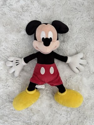 Disney Parks Authentic Original Mickey Mouse Plush 16  Pre-Owned Stuffed Toy