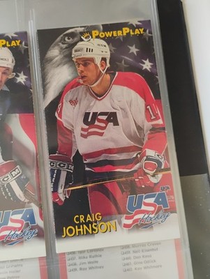 1993 Fleer Power Play Craig Johnson Tallboy #507 Team USA Hockey