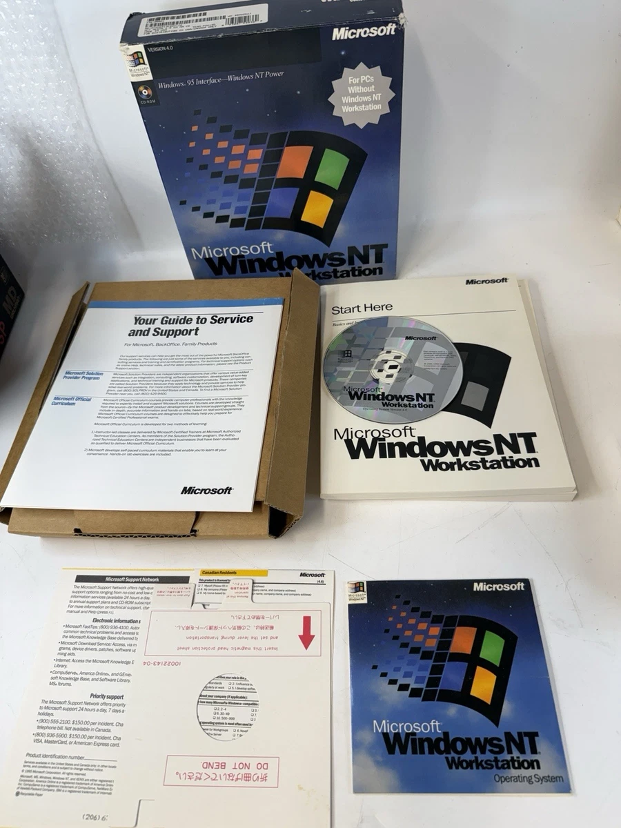 Microsoft Windows NT Operating System Software for sale | eBay