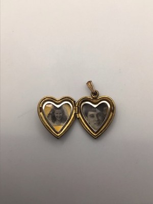 Vintage US Navy 12k Gold Fill Sterling Sweetheart Heart Locket