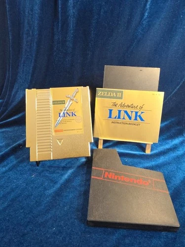 Zelda II: The Adventure of Link Gold With Manuel -Nintendo