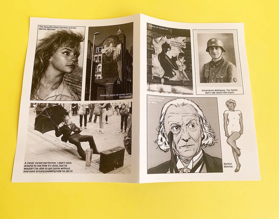 BOMB THE MOON, FOUND PHOTOS, CARTOONS, STREET ART, WEIRD STUFF, ZINE, FANZINE - Image 3 of 3