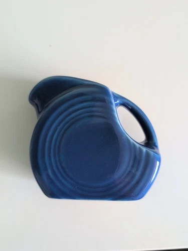 MINI DISK PITCHER creamer Lapis blue NEW FIESTA  5 OZ. -Free Shipping