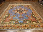 Turkish Oushak Rug, Geometric Multicolore Handmade Bohemian Rug 8x10 Ft — photo 1