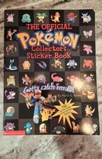 Vintage The Official Pokemon Collector's Sticker Book 1999 All Stickers Rare