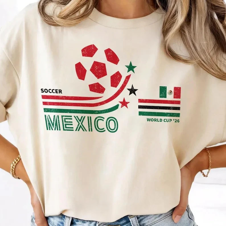 [COLECTION] Vintage Mexican Soccer Shirt, Mexican Football Fan Tee