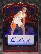 2020-21 Panini Crown Royale #RCA-KIR Kira Lewis Jr. Rookie Crown Auto Red /49