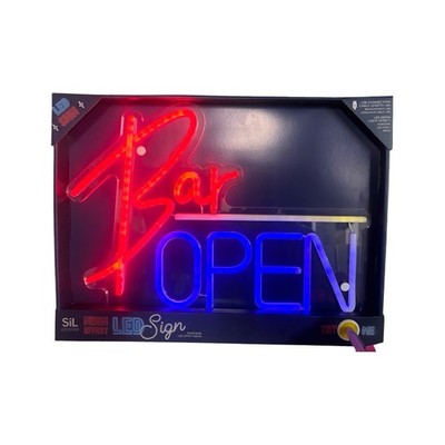 LED Leuchtreklame ''BAR OPEN'' 40 x 30 cm