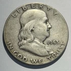 1953 S Franklin Silver Half Dollar F165