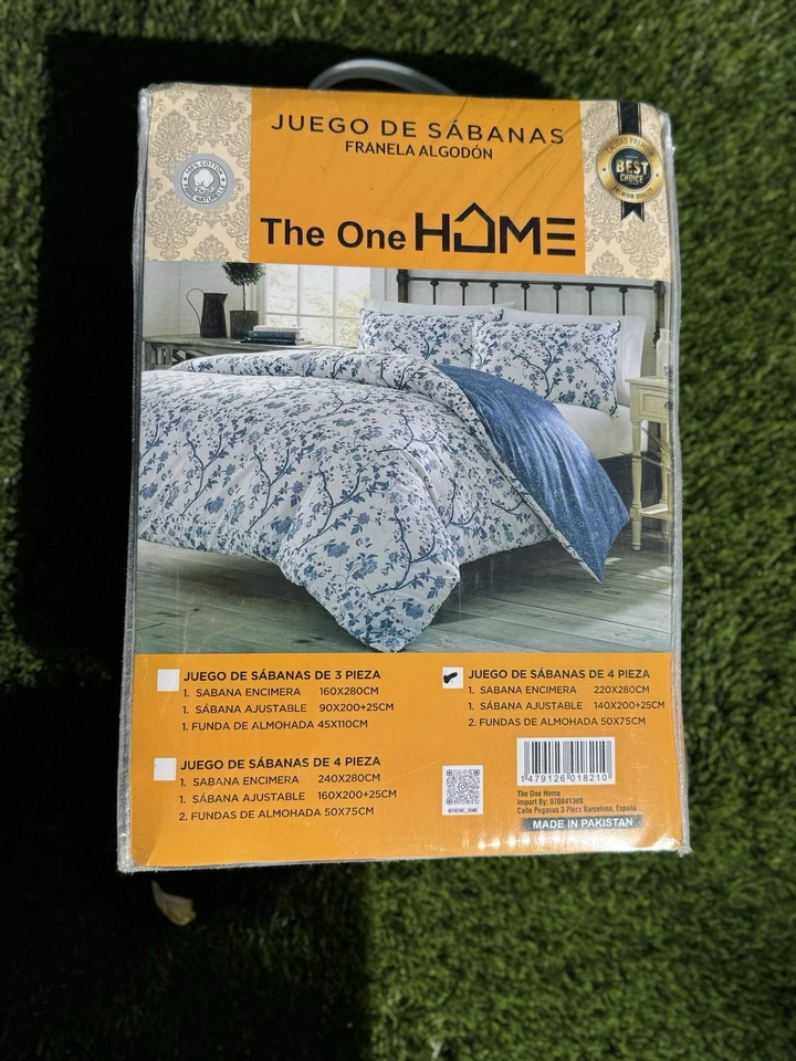 Juego De Sábana Queen Size Franela /algdoon Cama 135/140 - Imagen 4 de 4