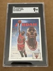 1991-92 Upper Deck Team Checklist Michael Jordan GOAT Card 75 Graded SGC 9 MINT