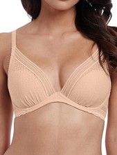 Image of Wacoal Aphrodite Bra Plunge Push Up Lightly Padded Bras Lace Lingerie