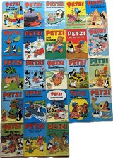 Petzi-Bücher: Bände 1-7, 9,10,12-18, 20-25,...
