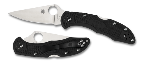 Spyderco Knives Delica 4 Lockback Black FRN VG-10 Stainless C11FPBK Taschenmesser - Bild 1 von 4
