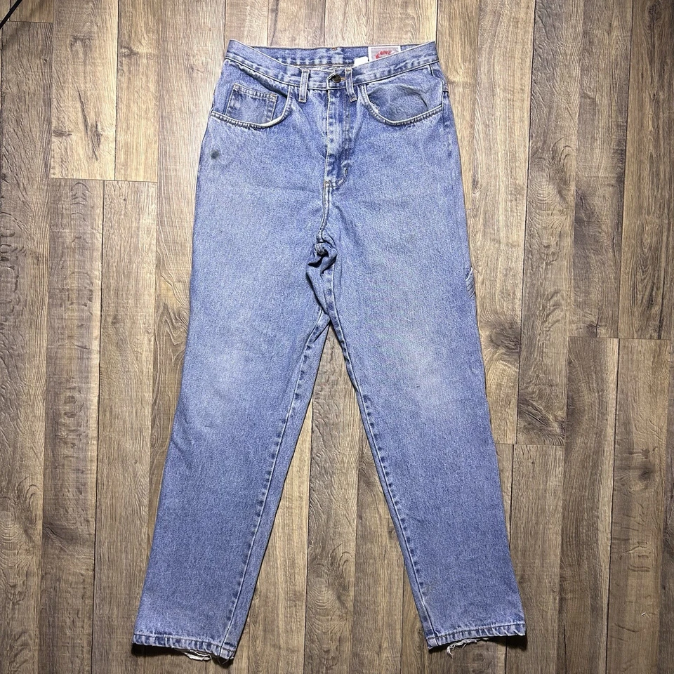 Pantalones de mezclilla vintage Nike Carpenter años 90 hechos en EE. UU. para hombre talla 30 bordado logotipo Swoosh Y2K Foto 2 de 4