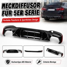 R�ck Diffusor beidseitig Gl�nzend Auspuffpaare Passend F�r BMW 5?Serie G31 G38