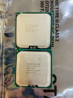 2 Pack Intel Core 2 Duo E8400 3.00GHz LGA775 Desktop CPU Processor FREE SHIP