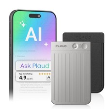 Plaud Note AI Voice Recorder, Voice Recorder w/Case, App Control, AI Transcri...