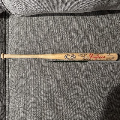2006 New York Yankees Coopersburg Sports 18'' Mini Bat Printed Autos Jeter ARod