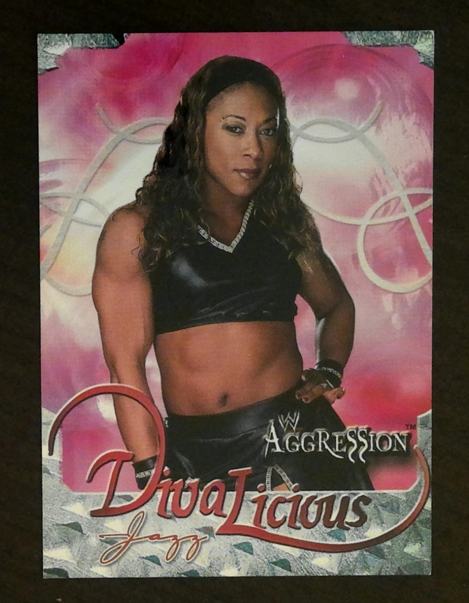 2003 Fleer WWE Divalicious Aggression Insert Jazz #84