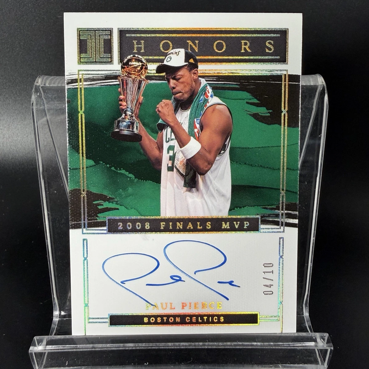 Panini Paul Pierce Basketball Autographed Sports Trading Cards