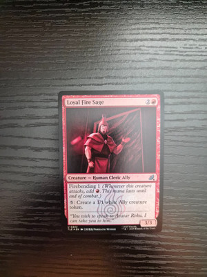 MTG Avatar: The Last Airbender Eternal-Legal - Loyal Fire Sage #242 - Foil