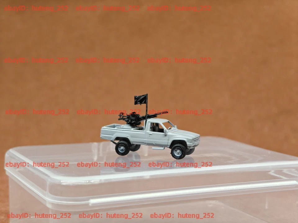 3D Printed 1/144 Hilux Pickup Machine Gun Edition Finished Model - Image 2 of 4