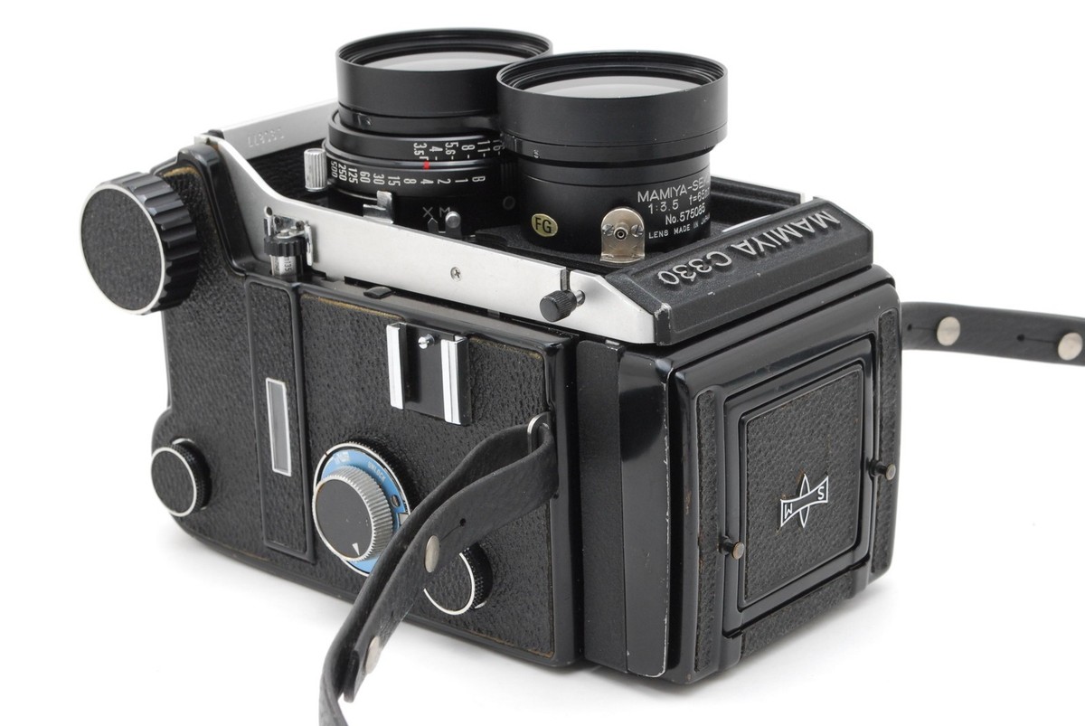 Mamiya 65mmf3.5 ブルードット 🌸Blue Dot [ NEAR MINT w/ Strap ] Mamiya C330 Professional TLA +