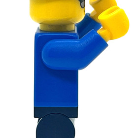 Police Officer blue shirt & sunglasses Lego City Minifigure 60046