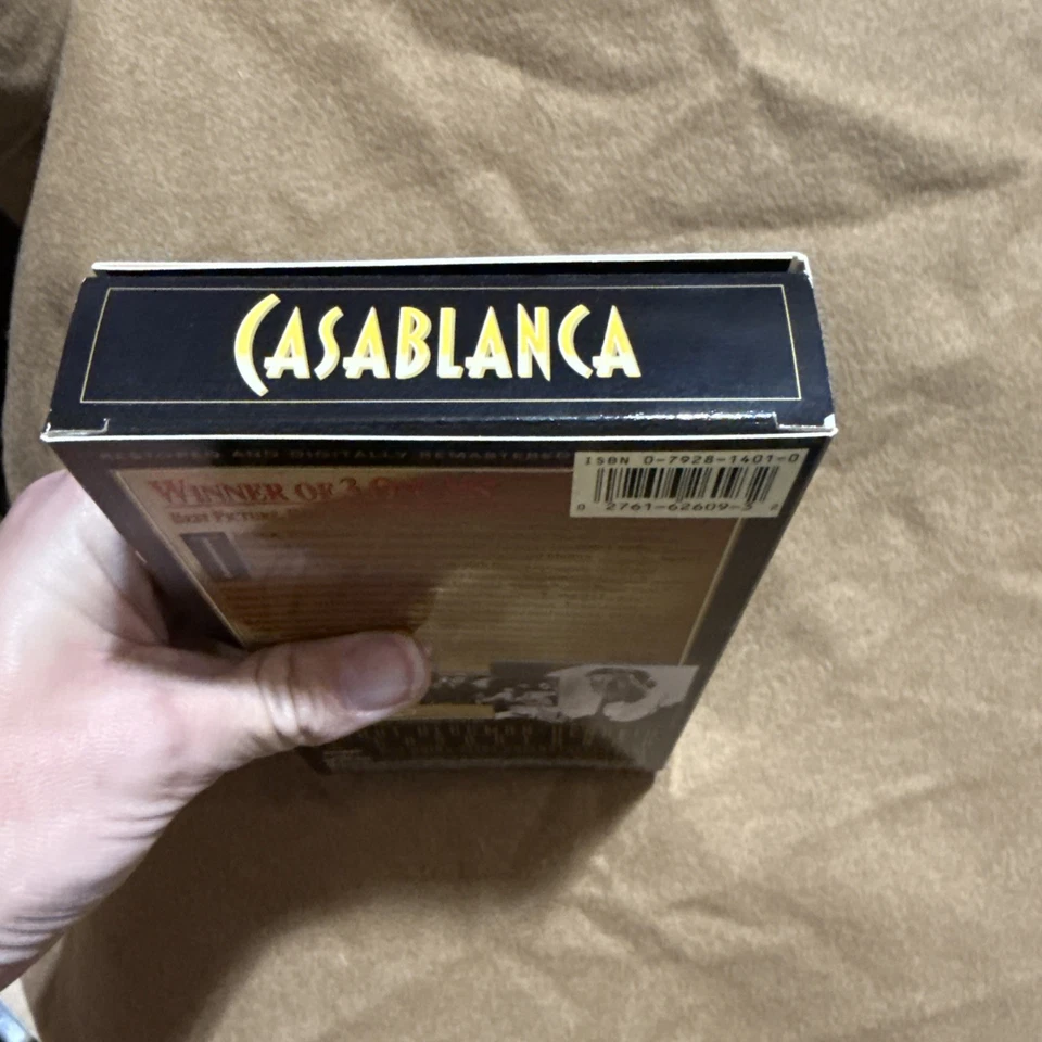 Casablanca VHS 50th Anniversary Remastered Collector’s Edition Classic Movie - Image 2 of 4