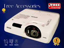 Low Noise Epson PowerLite 520 3LCD Projector iProjection 2700 Lumens 2160p w/Kit