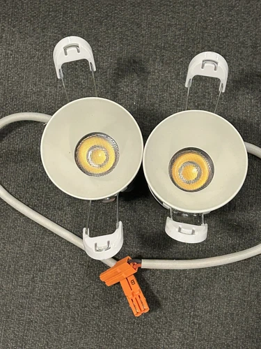 Lot Of 2 PCS Tech Lighting Entra Downlight CL 2” Round Fixed Trim & Modules Only