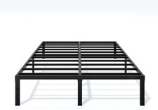 Metal Bed Frame Full Size 14 Inch Heavy-Duty Full Platform Bed Frame No Box