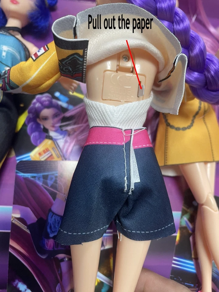 3Pcs In One Cosplay Kpop Demon Hunters Doll Moveable Joint Figure Toys Xmas Gift - Image 3 of 4