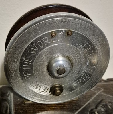Milwards Zephyr News of the World Prize Reel 4  Wooden & Alloy Centrepin Reel
