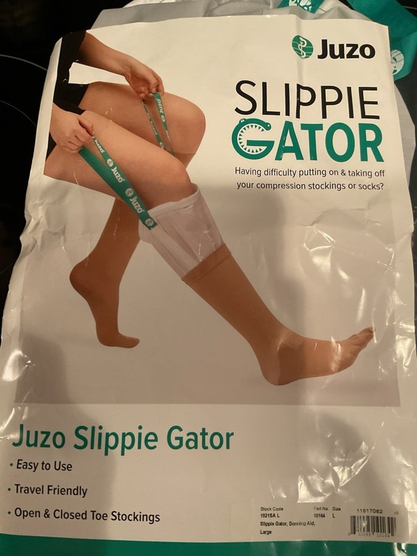 Juzo Compression Stocking Dressing Aid Slippie Gator Set LARGE