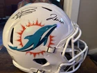 Tua Tagovailoa & Jaylen Waddle Full Size Autographed Helmet- Fanatics Authentic