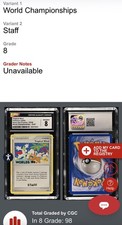 Pop 98***2009 POKEMON WORLD CHAMPIONSHIPS PROMO STAFF  #DP48TROPICAL WIND CGC 8 on eBay