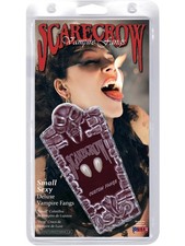 Scarecrow Love Bite Fangs Dental Fix White Fancy Dress FX Vampire Teeth