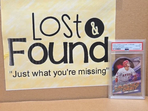 PSA 6 Shohei Ohtani 2022 Topps Cosmic Chrome Launched into Orbit Die-Cut