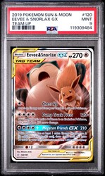 Eevee & Snorlax GX 120/181 SM-Team Up Ultra Rare Holo