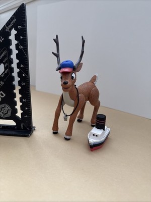 Memory Lane Rudolph Red Nosed Reindeer Coach Comet + Misfit Boat - Complete