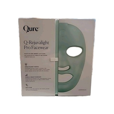 Qure Q-Rejuvalight Pro Facewear Red Light Therapy LED Mask 5 Modes